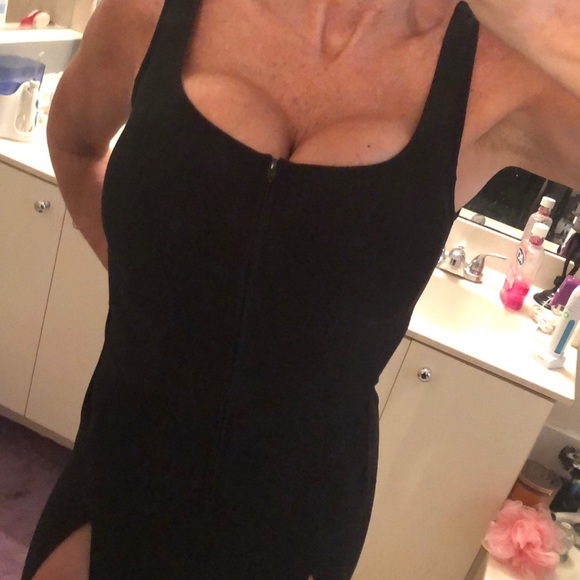 VINTAGE MARKWONGNARK Double high slit gown dress - Picture 10 of 16